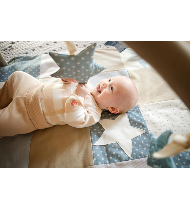Small baby activity mat, 80x80 cm - Blue