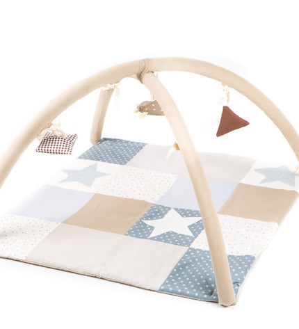 Small baby activity mat, 80x80 cm - Blue