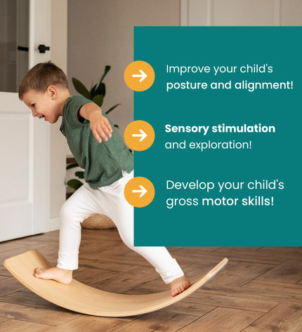 MeowBaby® Balance Board For Kids - 80x30 cm