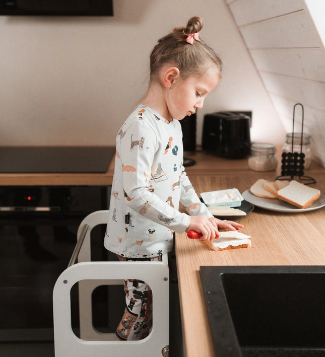 STEP'n'SIT® Convertible 2-in-1 Helper Tower/Table - Grey