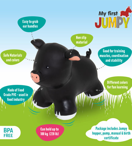 My First JUMPY – Black Piggy