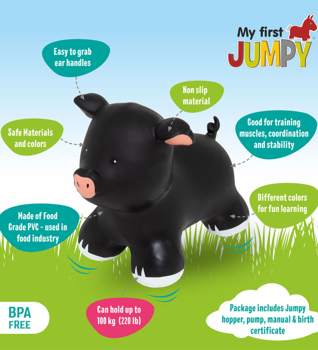 My First JUMPY – Black Piggy
