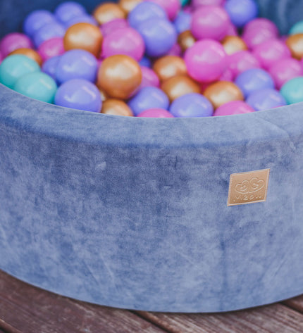 MeowBaby® Baby Foam Ball Pit 90x90x40cm - Model Flower