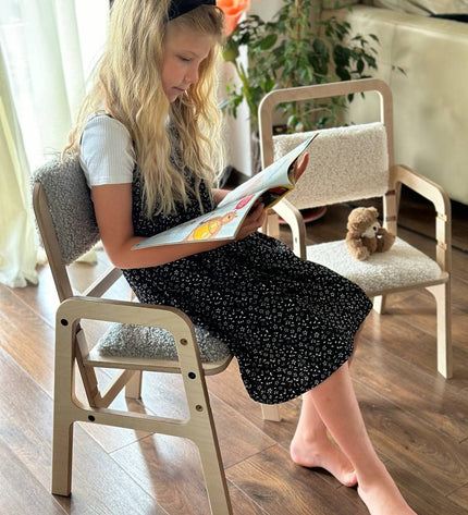 Adjustable Children Chair Luula - Cloud Mouse