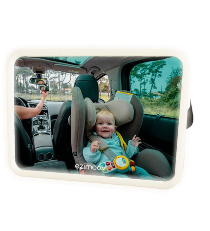 Baby Car Mirror with LED Pro