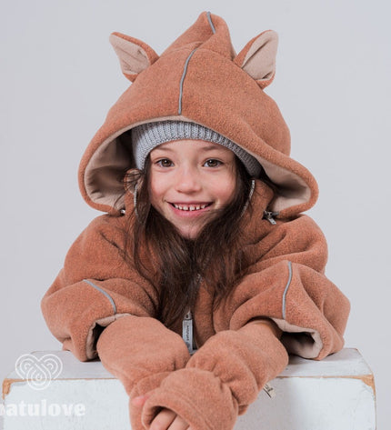 Car Poncho For Kids - Fox