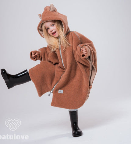 Car Poncho For Kids - Fox