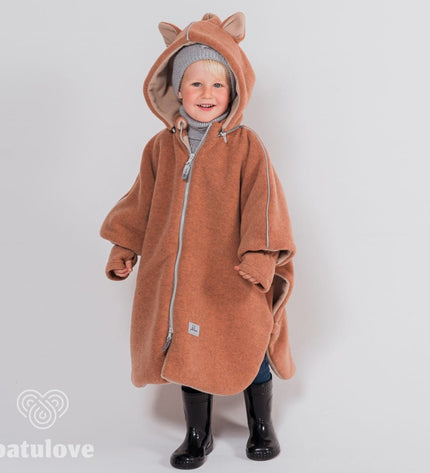 Car Poncho For Kids - Fox