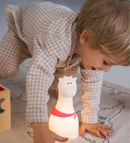 Giraffe Silicone Lamp - White