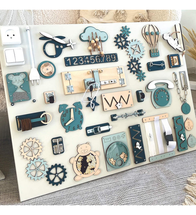 Extra large Montessori sensory busy board (60×80 cm)
