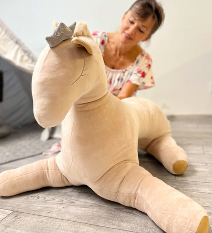 Giant Soft Toy Wingless Pegasus – Creamy