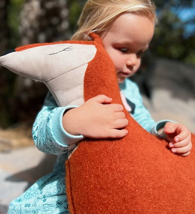 Handmade Fox Soft Toy Pillow