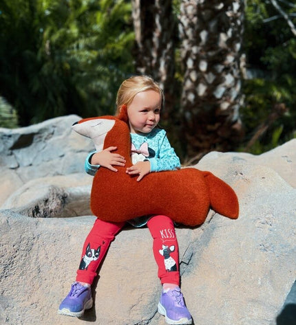 Handmade Fox Soft Toy Pillow