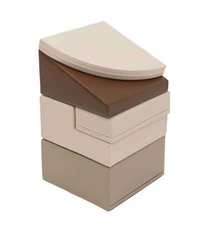 Soft Play 5 Foam Block Set - Chocolate Dune Corner Climber
