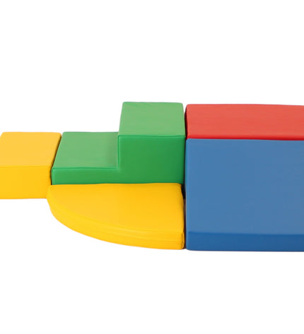 Soft Play 5 Foam Block Set - Multi Color Corner Climber