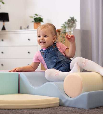Soft Play 6 Foam Block Set - Light Pastel Explorer