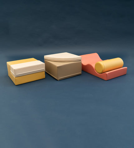 Soft Play 6 Foam Block Set - Pastel Pink Explorer