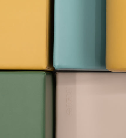 Soft Play 6 Foam Block Set - Pastel Turquoise Explorer