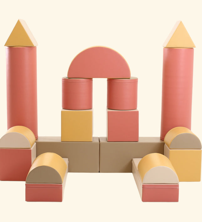 Fortress Soft Play Set – Pastel Pink