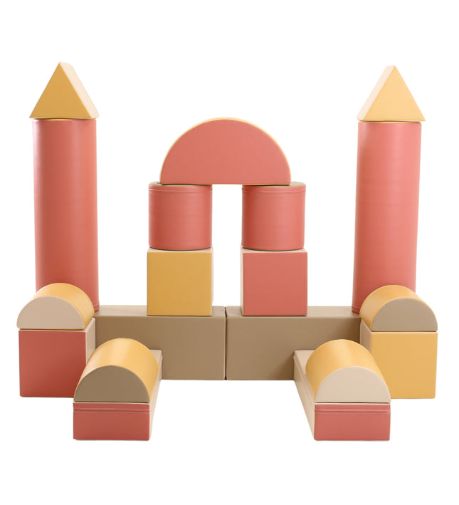 Fortress Soft Play Set – Pastel Pink
