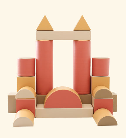 Fortress Soft Play Set – Pastel Pink