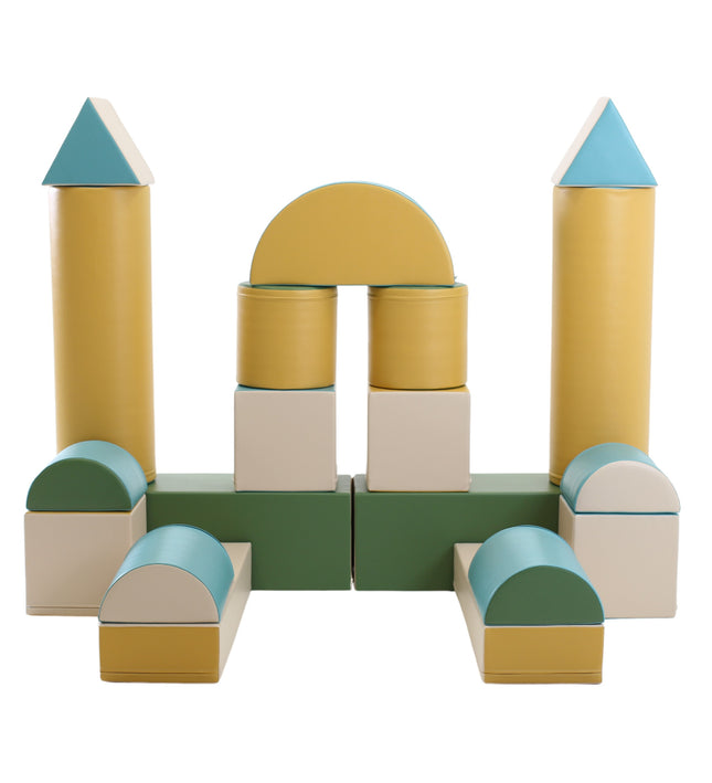 Fortress Soft Play Set – Pastel Turquoise