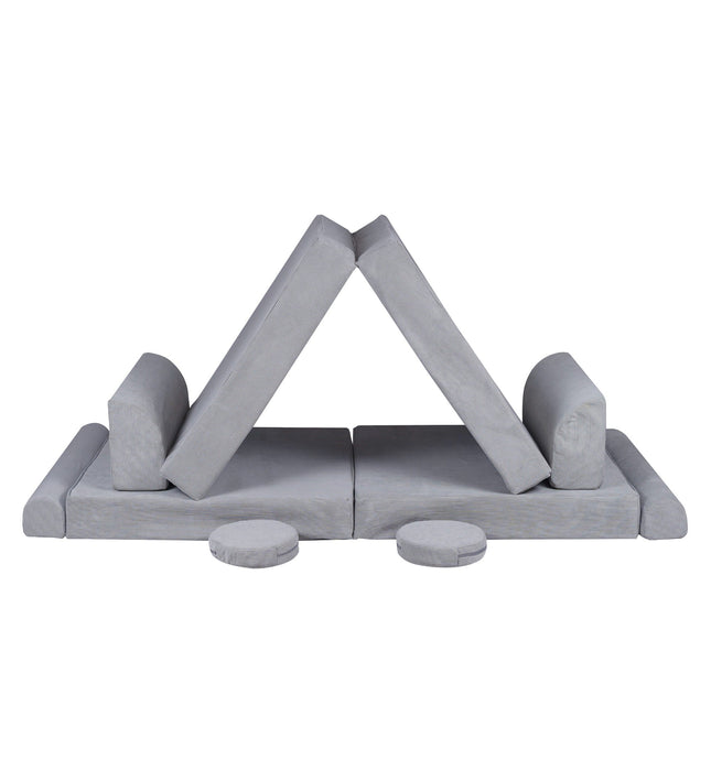 MeowBaby® Large Slimcord Premium Sofa - Gray