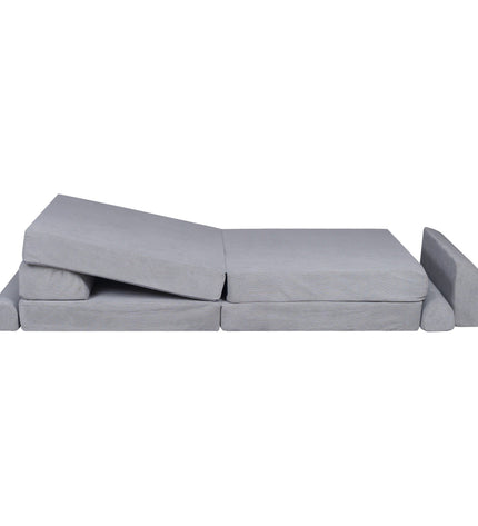 MeowBaby® Large Slimcord Premium Sofa - Gray