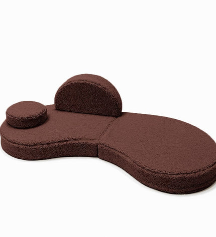 MeowBaby® Modular Sofa Coccolo for Kids – 6 Piece, Bearly Brown