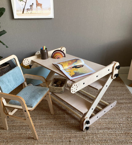 Montessori Climbing Set / Table / Drawing Board NABU