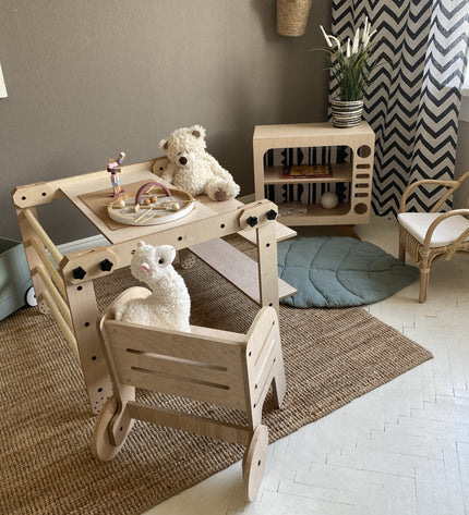 Montessori Climbing Set / Table / Drawing Board NABU