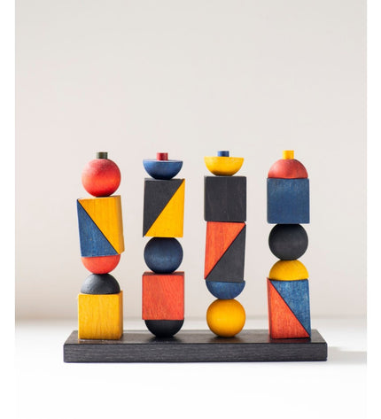 Montessori-inspired Modern Stacking Toy Modern X