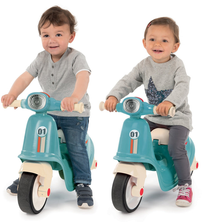 Retro Ride-on Scooter For Kids - Blue