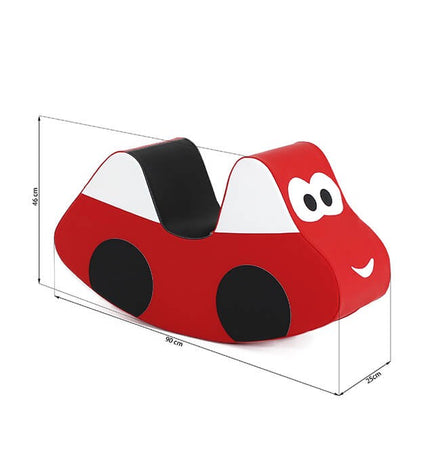 Soft Play Ride On Toy - Red Car