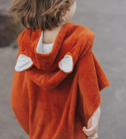 Surffoxy Kids Bath Poncho - Orange