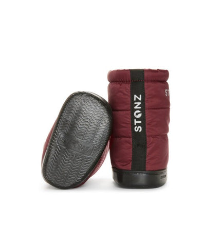 Toddler Puffer Booties - Ruby