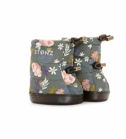 Toddler Puffer Booties - Woodland