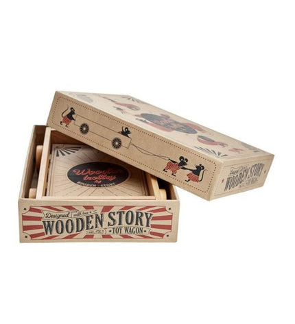 Wooden Story Wooden Wagon
